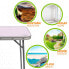 AKTIVE Folding Table Alluminium 60x40x50 cm