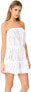 Фото #2 товара Milly 262014 Women's Crochet Soft Lace Becca Cover Up White Size M