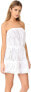 Milly 262014 Women's Crochet Soft Lace Becca Cover Up White Size M