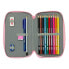 SAFTA Double Filling 28 Units Glowlab Kids Sweet Home Pencil Case