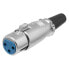 EUROCONNEX 3 Pin 1200 Female XLR Connector