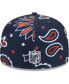 Фото #3 товара Men's Navy Chicago Bears Paisley 59Fifty Fitted Hat