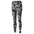 Фото #1 товара Puma Ess+ Frozen Flower High Waisted Leggings Womens Black Athletic Casual 67400