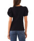 ფოტო #2 პროდუქტის Women's Puff Sleeve Short Sleeve Knit T-shirt