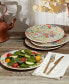 Фото #2 товара Spring Bliss Salad Plates, Set of 4