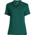 ფოტო #4 პროდუქტის Women's School Uniform Short Sleeve Feminine Fit Interlock Polo Shirt