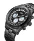 Men's Delano Diamond (1/5 ct.t.w.) Black Ion-Plated Stainless Steel Watch