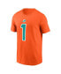 Фото #3 товара Men's Tua Tagovailoa Orange Miami Dolphins Player Name and Number T-shirt
