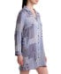 ფოტო #3 პროდუქტის Women's Printed Long-Sleeve Sleepshirt