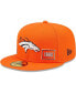 Фото #3 товара Men's Orange Denver Broncos Identity 59FIFTY Fitted Hat