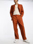 Sixth June oversized suit trousers in burnt orange