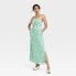 Women's Jacquard Maxi Slip Dress - A New Day