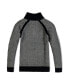 ფოტო #6 პროდუქტის Boys Organic Long Sleeve Half Zip Raglan Contrast Sweater, Infant