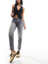 Фото #1 товара Mango mom ripped knee jeans in washed blue