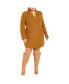 ფოტო #1 პროდუქტის Plus Size Tuxedo Twyla Dress