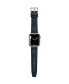 Фото #5 товара Unisex Ashby Dark Blue Genuine Leather Universal Smart Watch Strap 22mm
