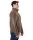 ფოტო #2 პროდუქტის Men's Shearling Casual Jacket, Vintage- like Camel with Beige Curly Wool