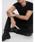 Фото #6 товара Men's Miami Black Coated Skinny Jeans