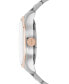 Men's Swiss Belluna II Two-Tone PVD Stainless Steel Bracelet Watch 40mm