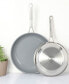 Фото #2 товара Delaroux Stainless Steel 2 Piece Fry Pan Set