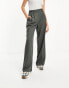 ASOS DESIGN Tall double button trouser in grey