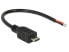 Фото #2 товара Delock 82697 - 0.1 m - Micro-USB B - USB 2.0 - 480 Mbit/s - Black