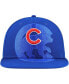 Men's Royal Chicago Cubs Shadow Logo 59FIFTY Fitted Hat Синий, 7 5/8 - фото #4