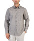 Фото #1 товара Men's Dot Wave Print Long-Sleeve Button-Up Shirt, Created for Macy's