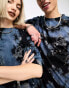 Футболка COLLUSION Unisex Bleached Blue Print