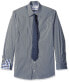 Рубашка Nick Graham Dress & Dot Grid Tie, Navy/Grey
