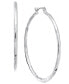 Medium Hammered Hoop Earrings, 2", Created for Macy's
