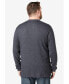 Фото #2 товара Big & Tall Waffle-Knit Thermal Henley Tee