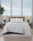 French Linen Cotton 3-Pc. Duvet Cover Set, Full/Queen