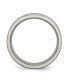 ფოტო #2 პროდუქტის Titanium Brushed and Polished Grooved Wedding Band Ring