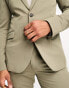 Фото #2 товара New Look super skinny suit jacket in sage - suit 2