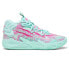 Puma Mb.03 Miami Basketball Mens Green, Pink Sneakers Athletic Shoes 31051101