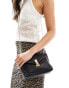 Фото #1 товара Glamorous padded crossbody bag with chain strap in black