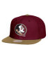 Men's Garnet/Gold Florida State Seminoles 2-Tone 2.0 Snapback Hat