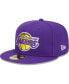 Фото #4 товара Men's Purple Los Angeles Lakers Camo Undervisor Laurels 59FIFTY Fitted Hat