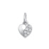 Фото #1 товара Gold Pendant Heart with Crystals 249 001 00537 07