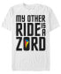 Фото #1 товара Men's Ride Zords Short Sleeve Crew T-shirt