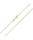 Unisex Ultra Thin 018 Gauge 0.5MM Thin Real 14K Yellow White Rose Gold Box Chain Necklace For Women 20 Inch