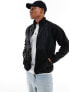 Фото #1 товара Jack & Jones fleece jacket with contrast in black