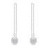 Stylish long chain earrings EA698W