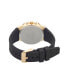Women's Quartz Black Silicone Strap Watch 38mm