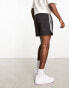 Фото #4 товара adidas Originals adicolor polyester 3 stripe shorter shorts in black