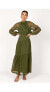 Фото #2 товара Women's Julip Sheer Long Sleeve Maxi Dress
