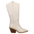 Фото #2 товара Corkys Howdy Tall Pull On Womens White Casual Boots 81-0018-WTWH