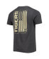 Men's Heathered Black LSU Tigers OHT Military-Inspired Appreciation Flag 2.0 T-shirt