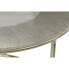 Фото #2 товара Набор из двух столиков DKD Home Decor Позолоченный Металл Алюминий 76 x 76 x 44 cm
